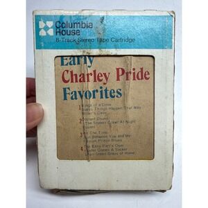 Vintage Early Charley Pride Favorites 8 Track Tape Columbia House Country Music